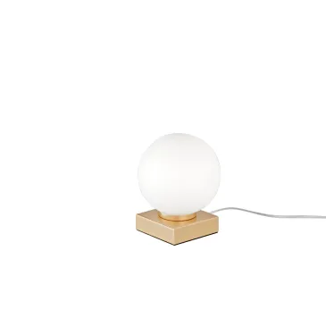 Lampe de table E14 dorée moderne | Mondialshop