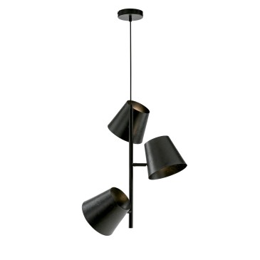 SUSPENSION COLT GREY 3XE27 51X212CM