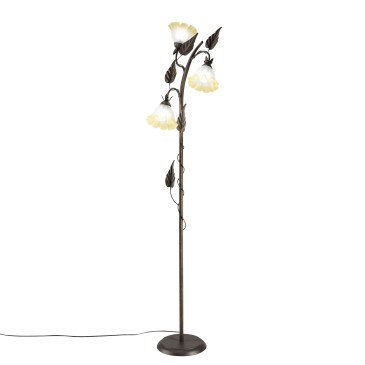TRISTANO STEHLAMPE, BRAUN, 3xE14, 48x172 cm