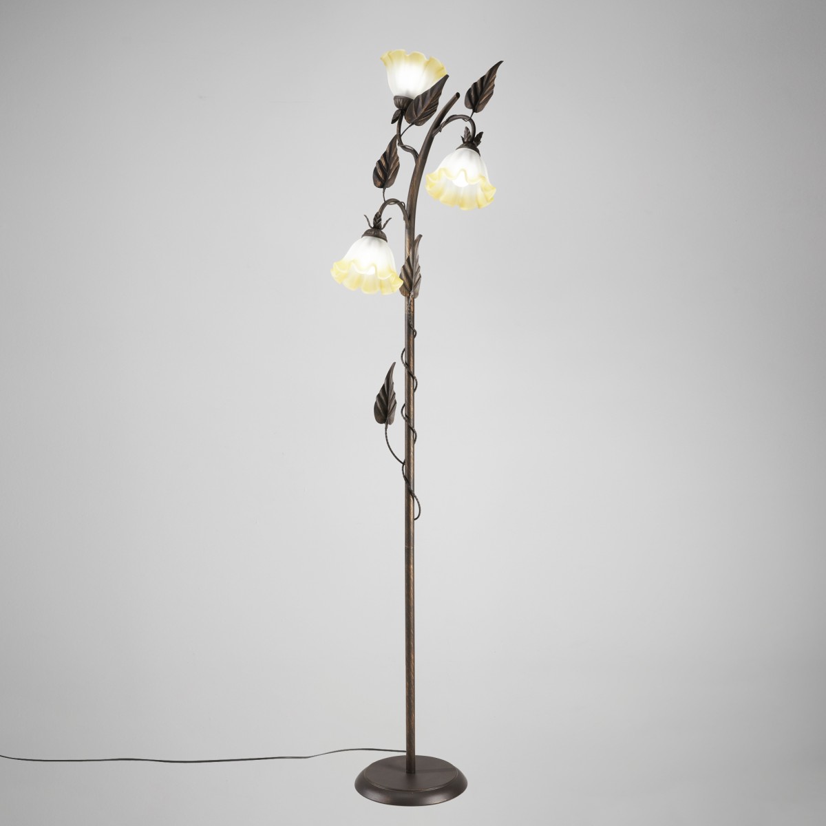 PIANTANA TRISTANO MARRONE 3XE14 48X172CM