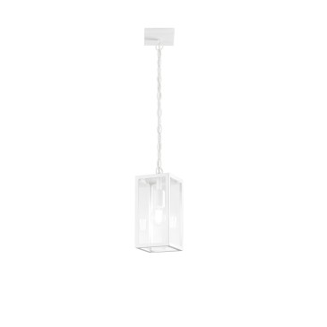 Suspension Mirage White 1XE27 IP44 13X13X90CM