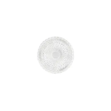 UNIKA LED-Deckenleuchte aus weißem Acryl mit Diamant-Effekt-Diffusor, 18 W, 2430 lm, Farbtemperatur 3000/4000/6500 K, 29 x 7,5 x