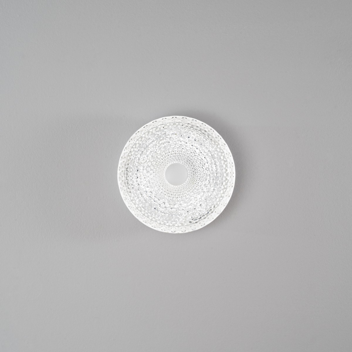 Plafonnier LED UNIKA en acrylique blanc avec diffuseur à...