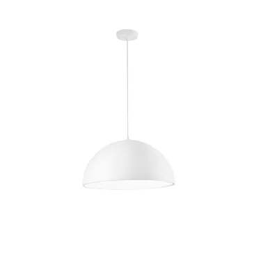 Suspension XENIA blanche en polyuréthane 1XE27 50 x 25 cm