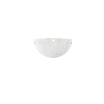Applique murale en verre albâtre blanc | Mondialshop