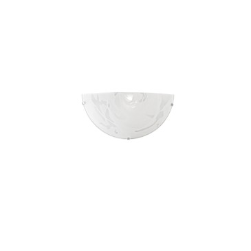 Applique murale en verre albâtre blanc | Mondialshop