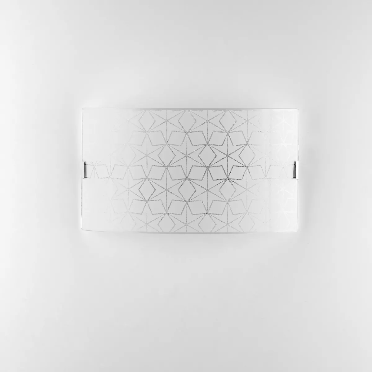 APPLIQUE ESAGRAM BIANCA/GRANIGLIA 2XE27 35X10,5X20CM