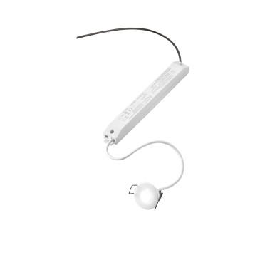 INCASSO LED HELP BIANCO 1,2W 130LM 4000K BATTERIA DI EMERGENZA 3H 3,7X3,7X2,6CM