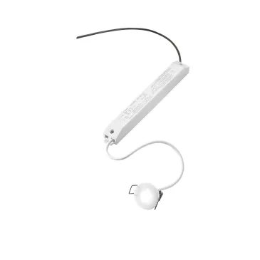 INCASSO LED HELP BIANCO 1,2W 130LM 4000K BATTERIA DI EMERGENZA 3H 3,7X3,7X2,6CM