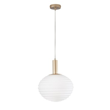 Suspension Ripple Gold 1XE27 32X32X150CM