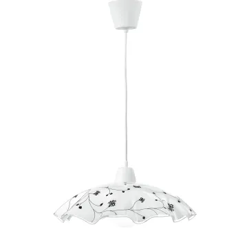Suspension à racines blanches 1XE27 42X42X120CM