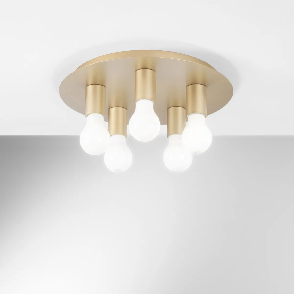 STRIKE GOLD Deckenleuchte 5xE27 35x35x86cm