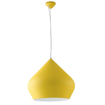 THOLOS SUSPENSION GELB/WEISS 1XE27 52X201CM