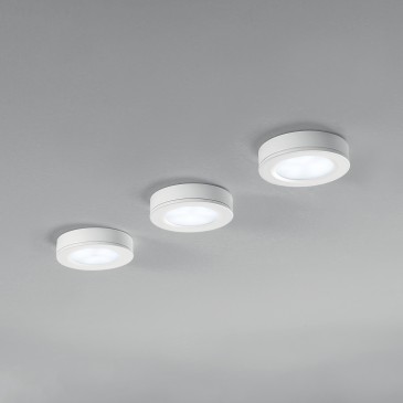 Kit de 3 lampes LED Blitz sous meuble, blanches, 3 x 5 W, 350 lm, 4 000 K, 7 x 1,4 cm