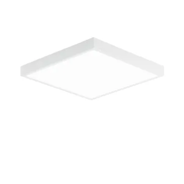 PLAFONIERA LED DOMO BIANCA QUADRATA 24W 2700LM 4000K IP44 24X24X2,4CM