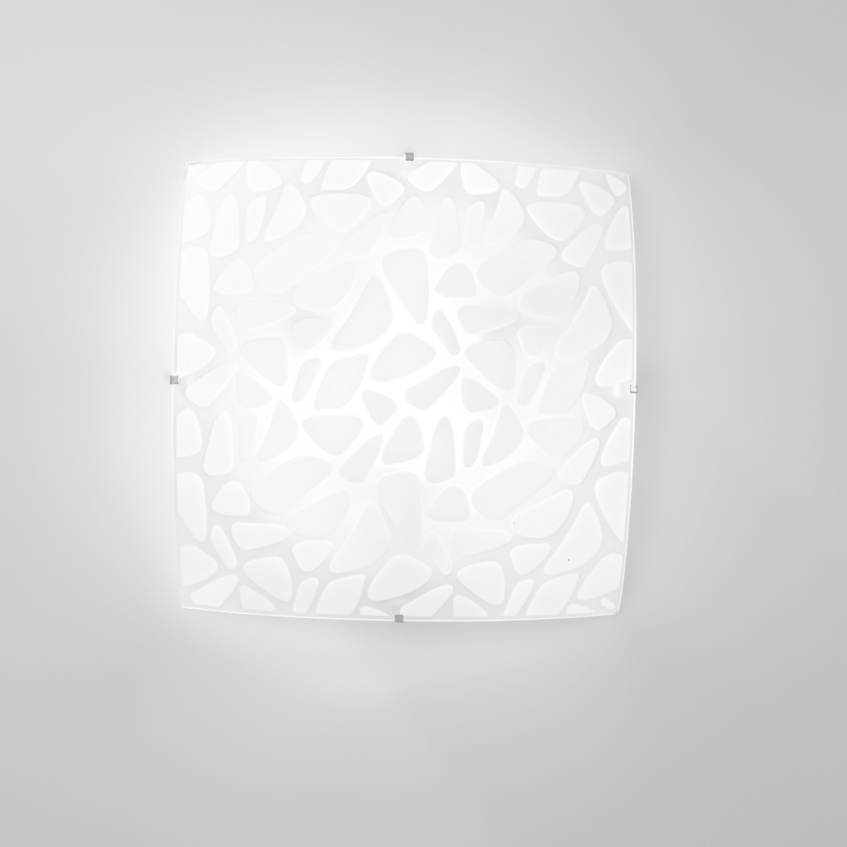 Plafonnier blanc Îlot 3 x E27 40 x 40 x 10 cm