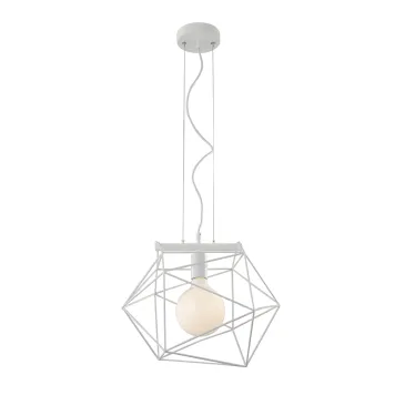 SOSPENSIONE ABRAXAS BIANCA 1XE27 40,5X29,5X150CM