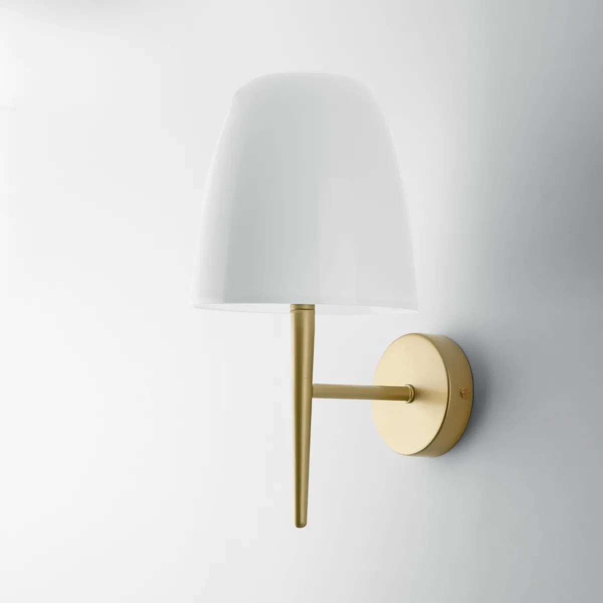 Applique Moderna Bianca e Trasparente E14 | Mondialshop