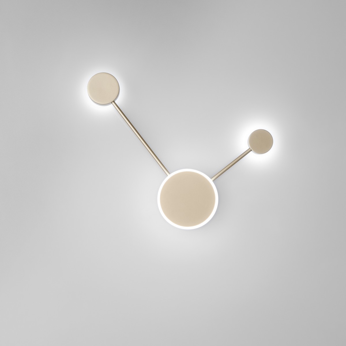 PLAFONIERA LED ETERE ORO 10W 1380LM CCT 33X6X45CM
