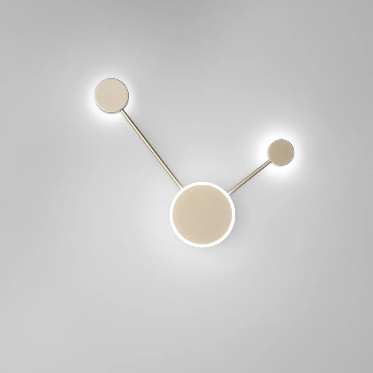Plafonnier LED ETHER GOLD 10W 1380LM CCT 33X6X45CM