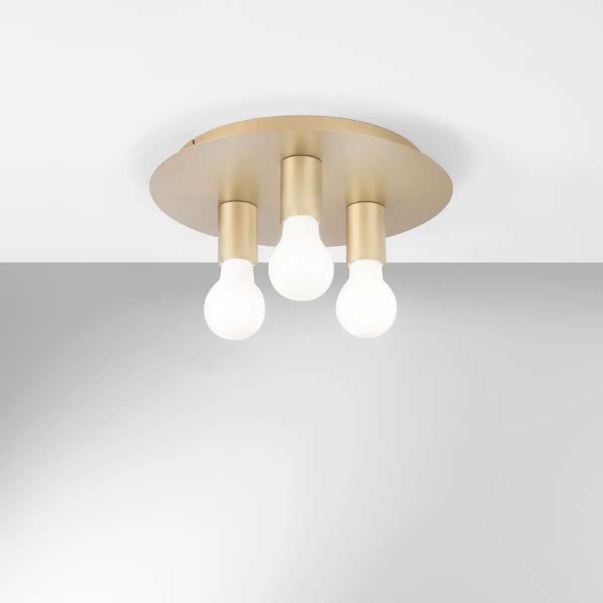 STRIKE GOLD Deckenleuchte 3xE27 30x30x86cm