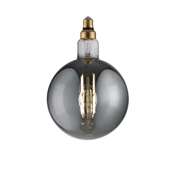 LED-Glühlampe mit Glühfaden, Rauchglas, G200 E27, 8 W, 250 lm, 1800 K, 300° Abstrahlwinkel, 200 x 300 mm, 15.000 h, CRI 80