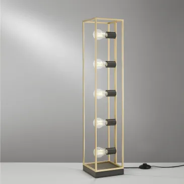 Lampadaire KIMERA noir/or 5...
