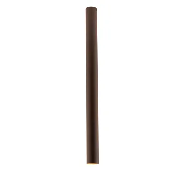 Plafonnier rond Fluke en acier Corten 1 x GU10 5,5 x 5,5 x 75 cm