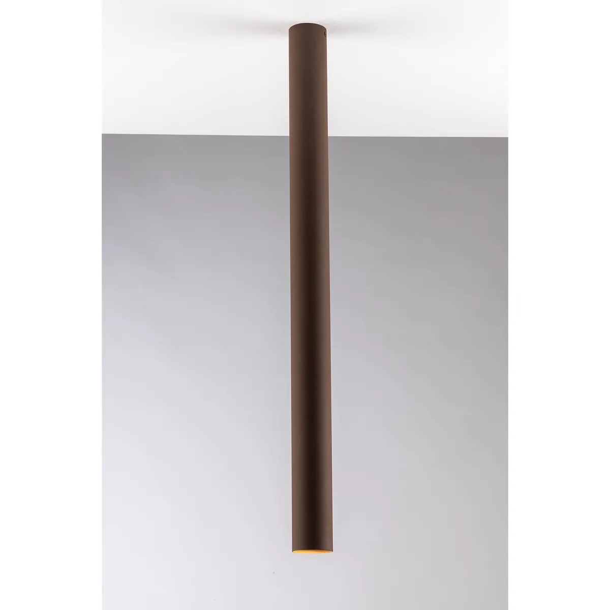 PLAFONIERA FLUKE TONDA CORTEN 1XGU10 5,5X5,5X75CM