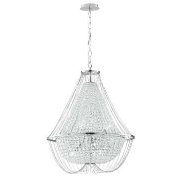 VIENNA CHROME SUSPENSION 6XE14 60X120CM