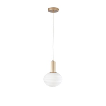 Suspension Ripple Gold 1XE27 18X18X150CM