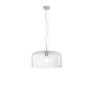 SOSPENSIONE GIBUS TRASPARENTE 1XE27 40X40X150CM