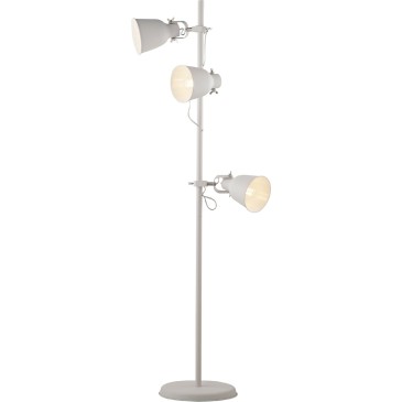 LEGEND STEHLAMPE WEISS/NICKEL 3XE27 50X166CM