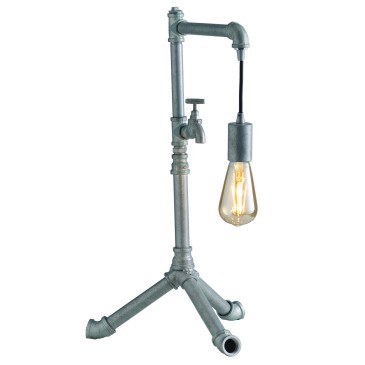 LUME AMARCORD ZINCATO 1XE27 41X30X61CM