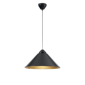 BIGBANG BLACK/GOLD SUSPENSION 1XE27 49X25X183,5CM