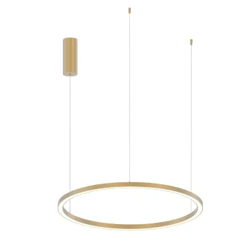 Suspension LED dorée 40W 6000LM CCT 80X80X150CM