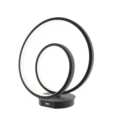Lampe LED noire légère 24W 2340LM CCT 31,6X10X18CM
