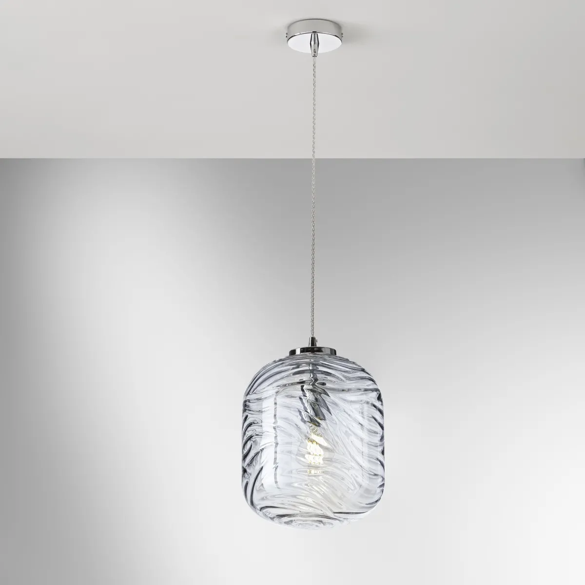 SOSPENSIONE NEREIDE ACQUAMARINA 1XE27 24,5X149,7CM