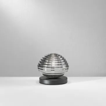 LUMETTO RIPPLE NERO/CROMO...