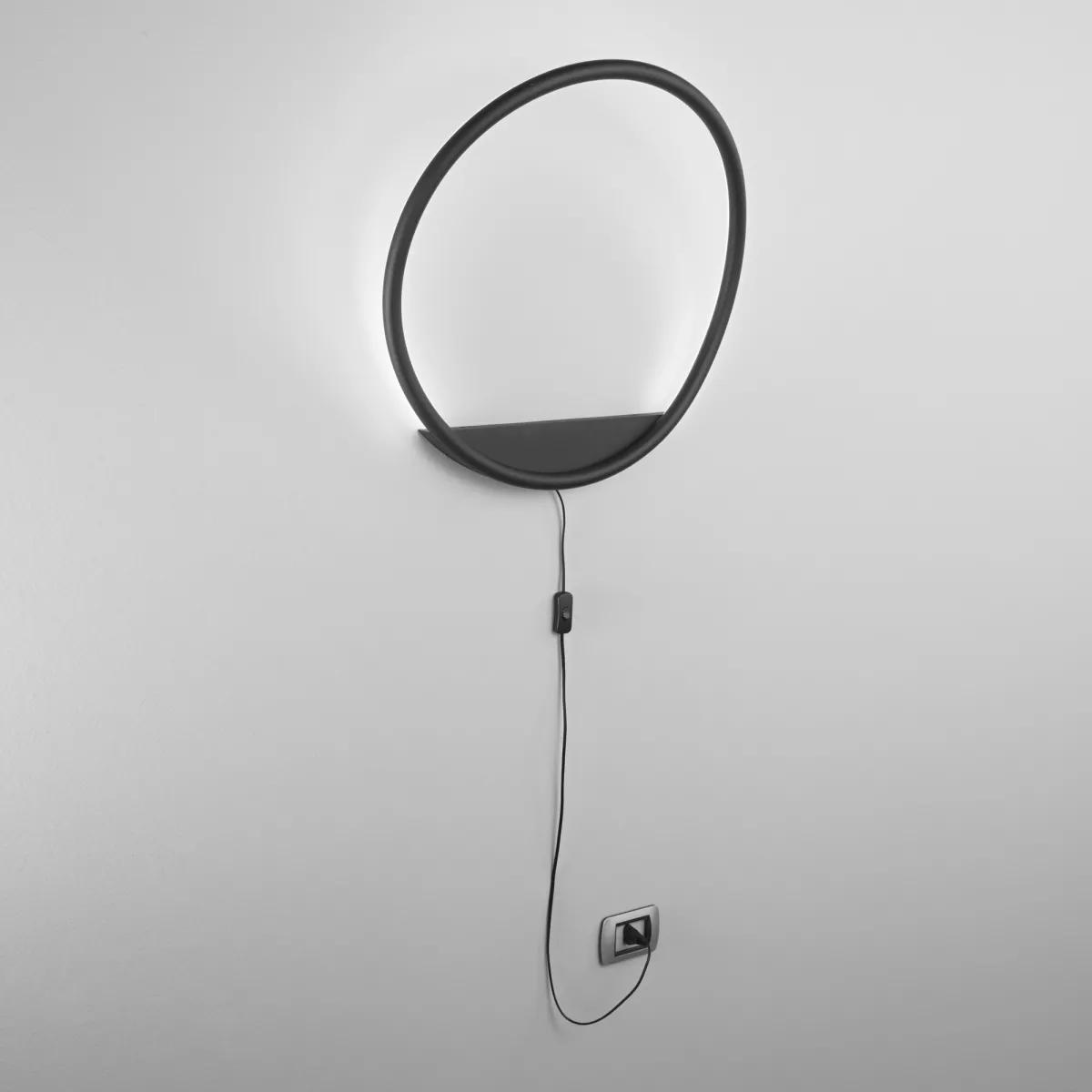 APPLIQUE LED LINGER NERA 25W 2750LM CCT 60X60X15CM