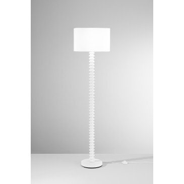 Lampadaire Sultan blanc en...