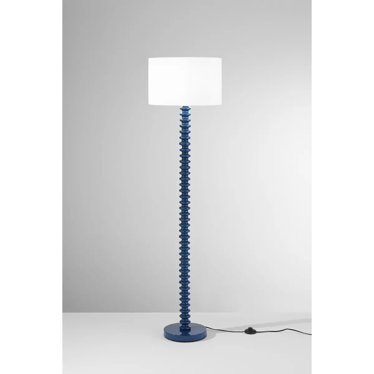 SULTAN BLUE STEHLAMPE AUS METALL + SAMT, 1 x E27, 15 W,...