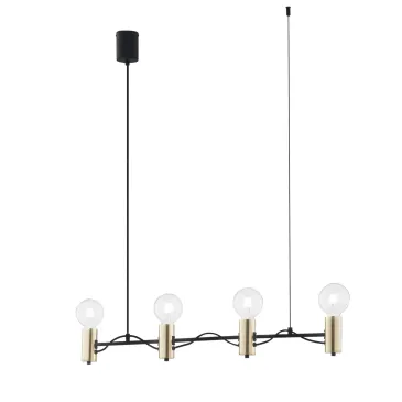 AXON SCHWARZ/GOLD FAHRWERK 4XE27 92X7,5X140CM
