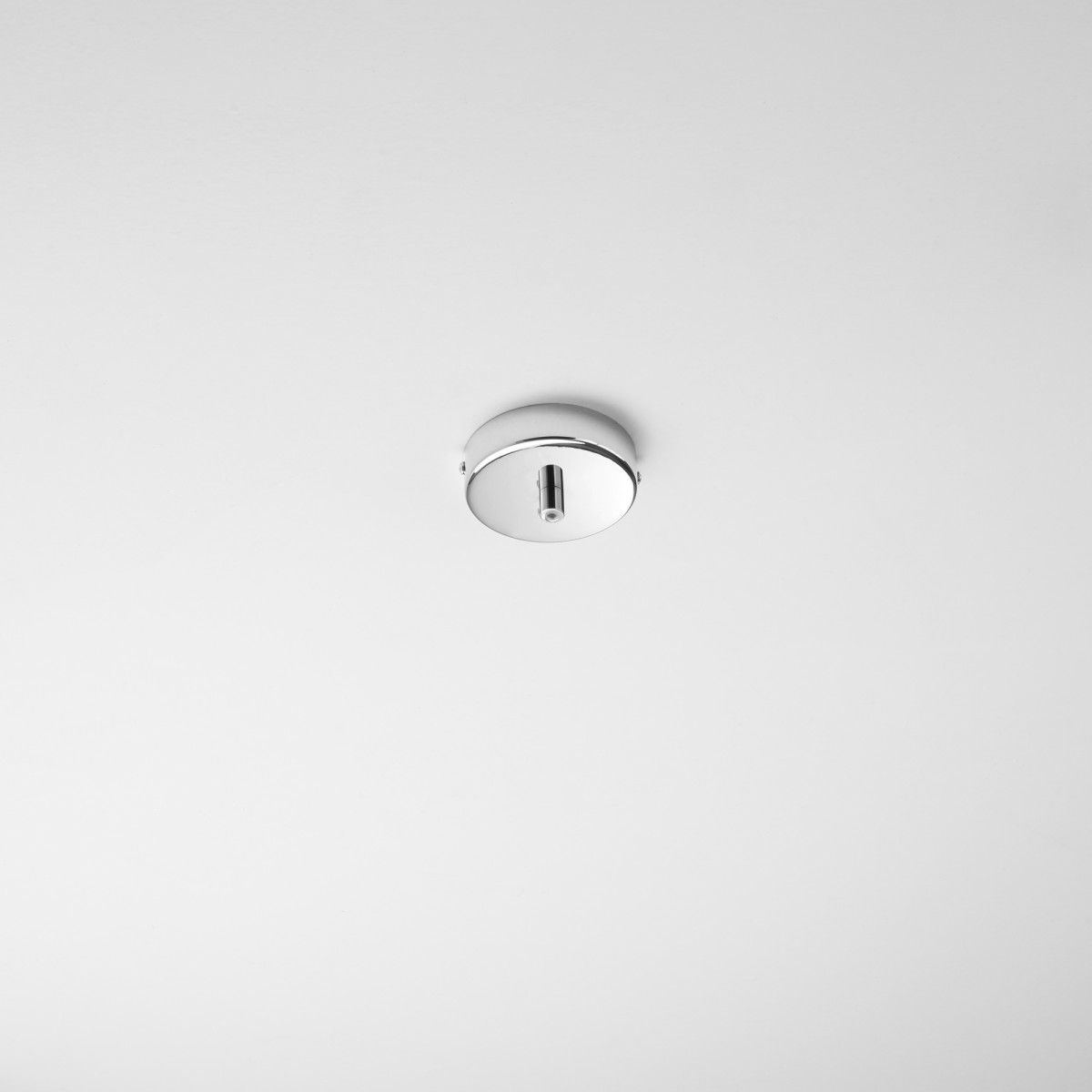 MONTATURA TONDA CROMO A 1 FORO 10X4CM