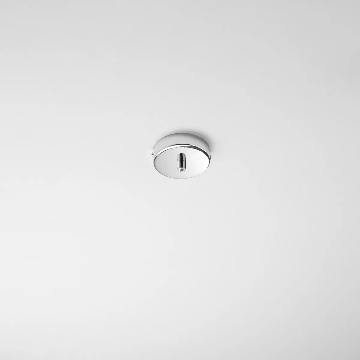 MONTATURA TONDA CROMO A 1 FORO 10X4CM