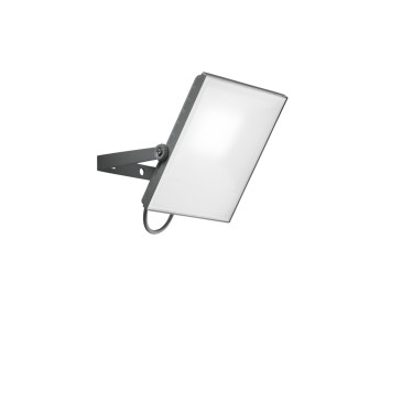 AXEL SILVER LED-Projektor 50W 5500LM CCT IP65 22,8X3,8X30,1CM