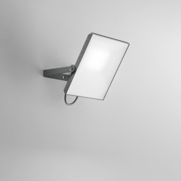 AXEL SILVER LED-Projektor 50W 5500LM CCT IP65 22,8X3,8X30,1CM