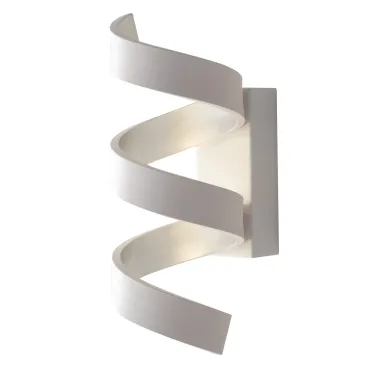 APPLIQUE LED HELIX BIANCA E ARGENTO 9W 720LM 4000K 10X13,5X26CM