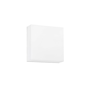 Plafonnier LED carré blanc Togo 20 W 2400 lm CCT IP65 25 x 25 x 7,5 cm