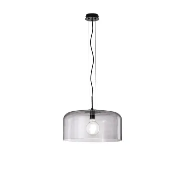 SUSPENSION GIBUS SMOKE 1XE27 40X40X150CM
